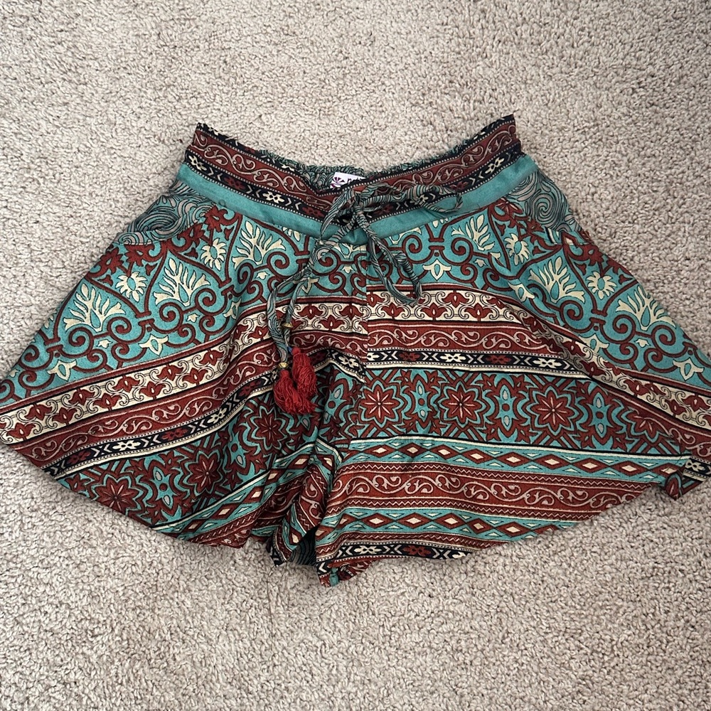 Bohemian Silk Shorts